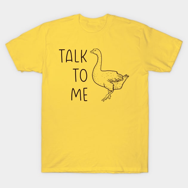 Talk to me bird (Lineal) T-Shirt by nickbeta